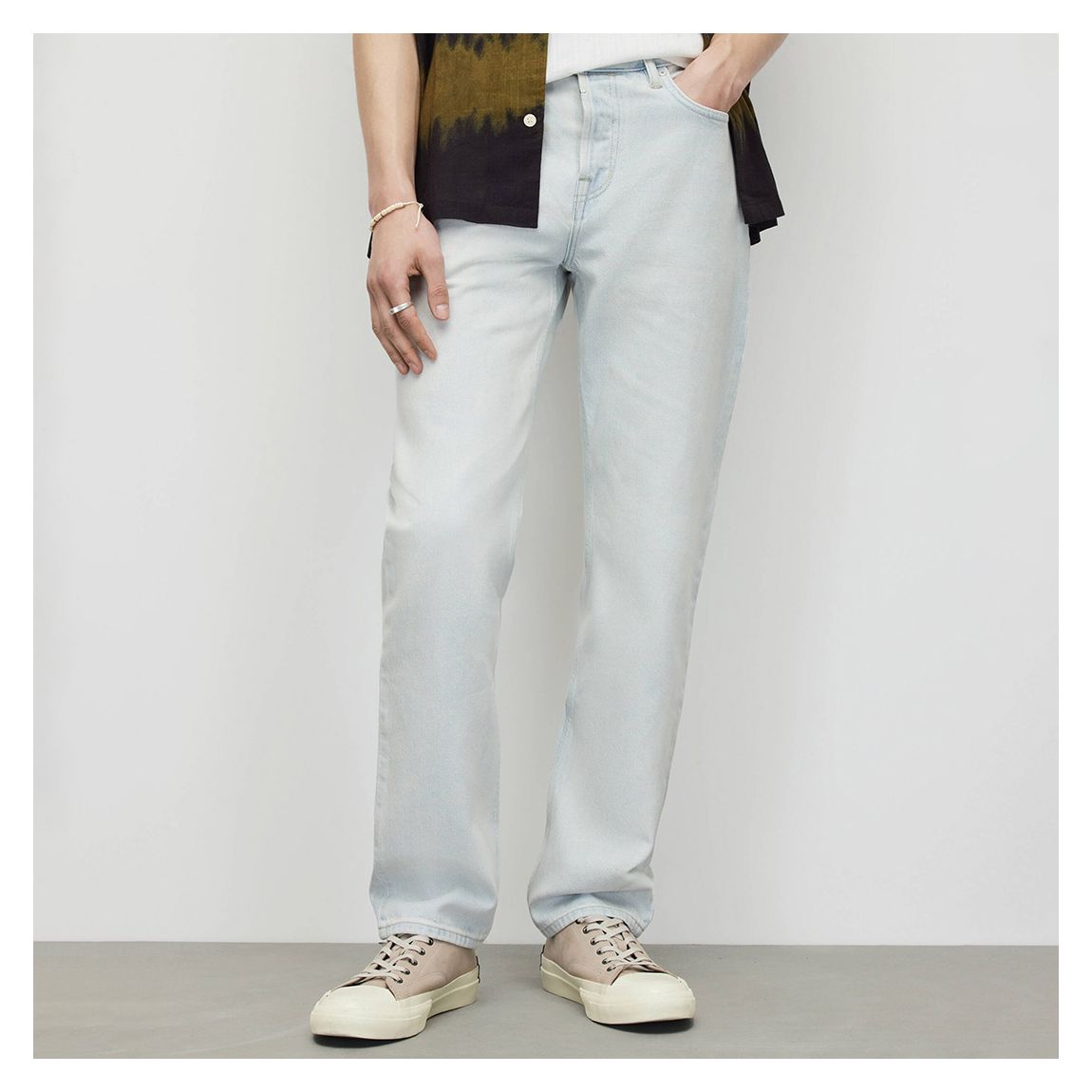 Light Blue Curtis Straight Jeans main product photo