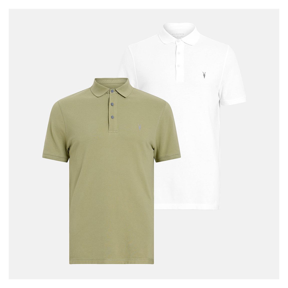 Sage/White Reform Polo 2 Pack main product photo