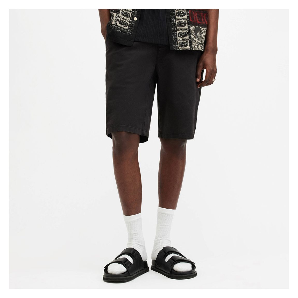 Black Troy Chino Shorts main product photo
