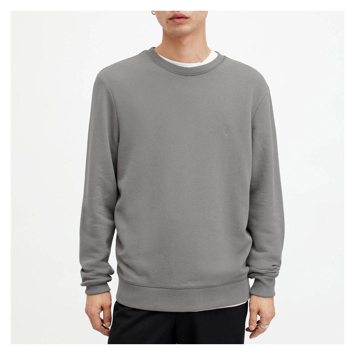Grey Raven Crew Neck Sweatshirt main product photo
