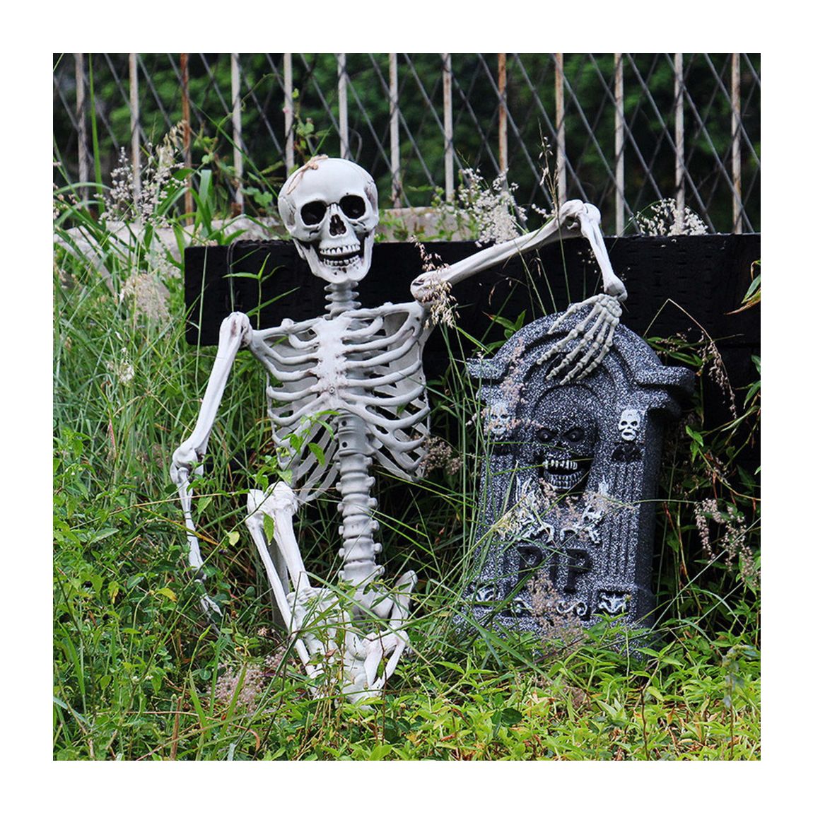 Halloween Posable Joints Skeleton Prop Decoration main product photo