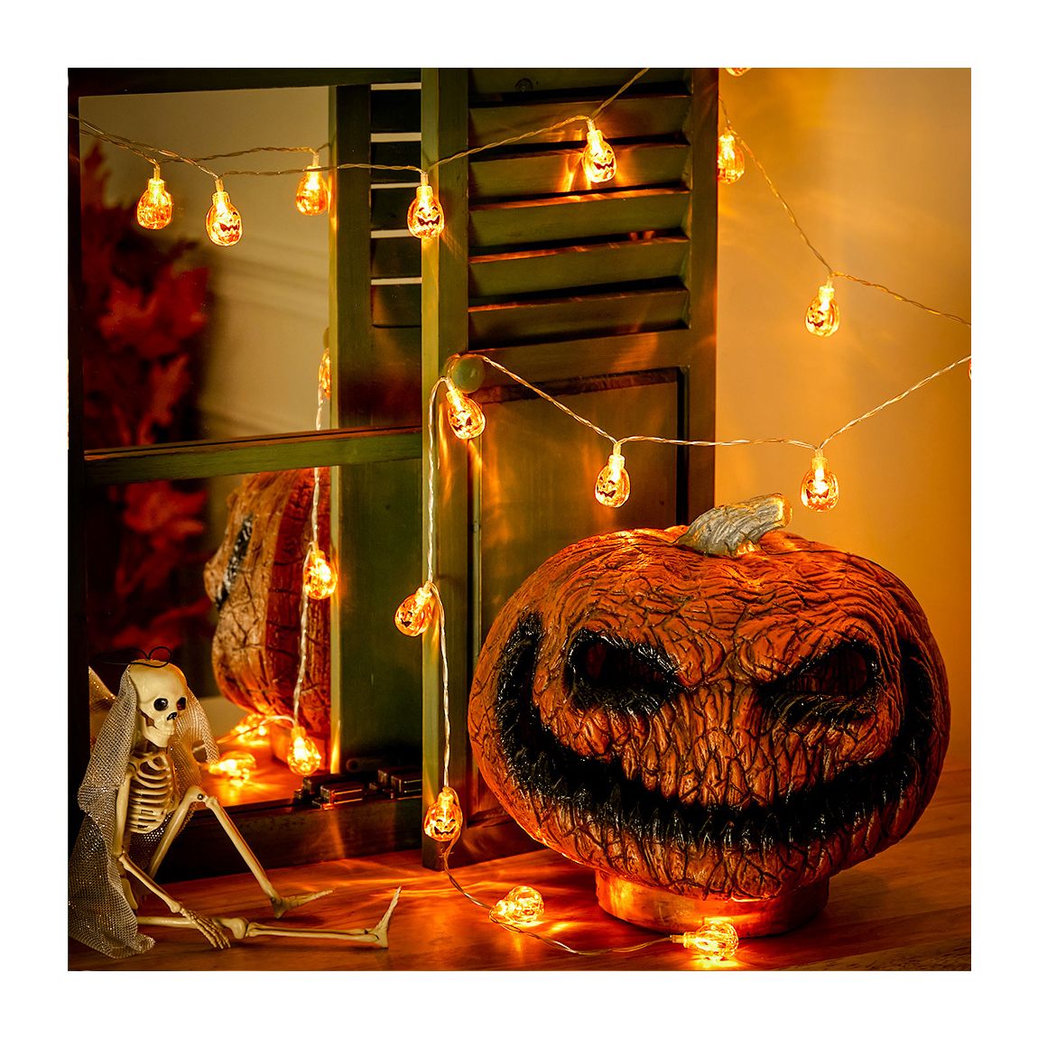 Halloween Pumpkin LED Lights main product photo