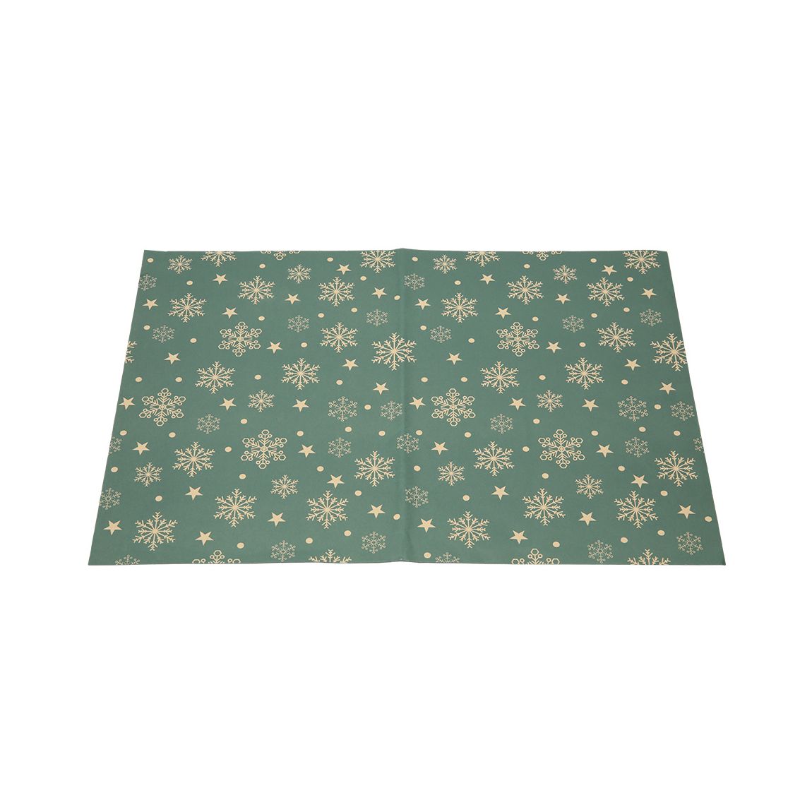 10 pcs Snowflake Kraft Wrapping Paper for Christmas main product photo