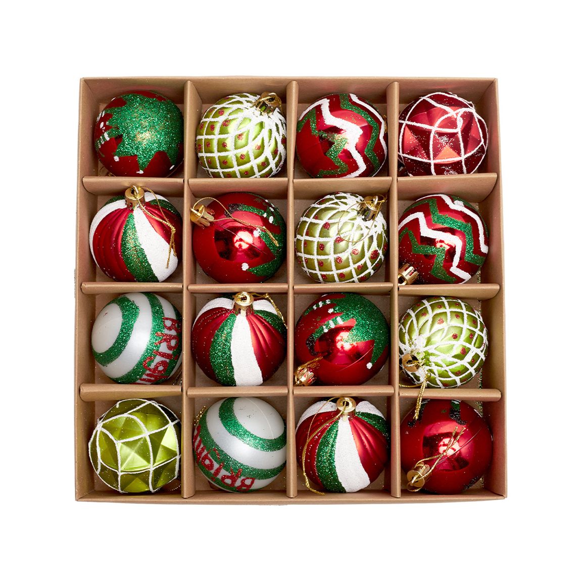 Christmas 16 Pcs Hanging Ball main product photo