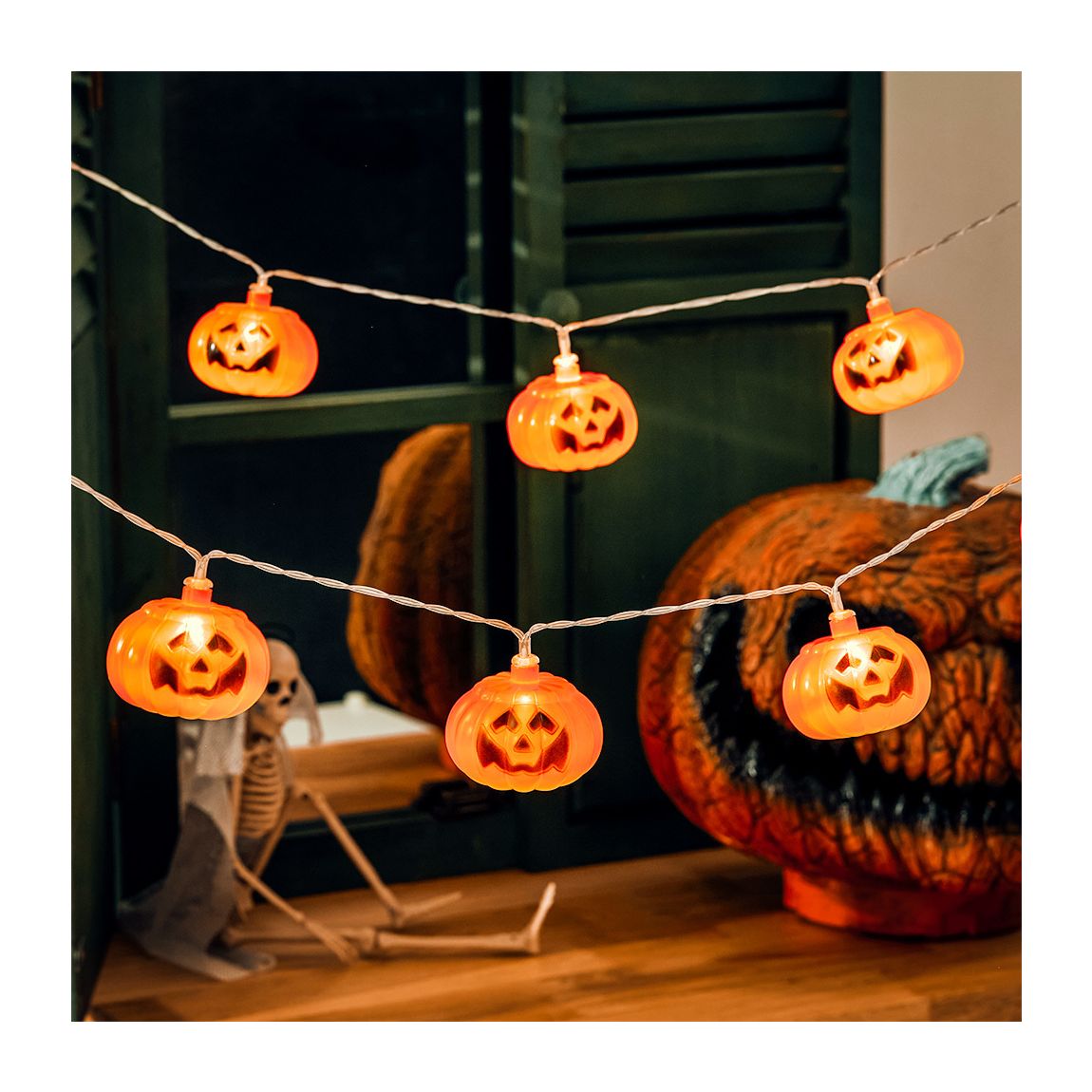 Halloween 20 Pumpkin LED Lights main product photo