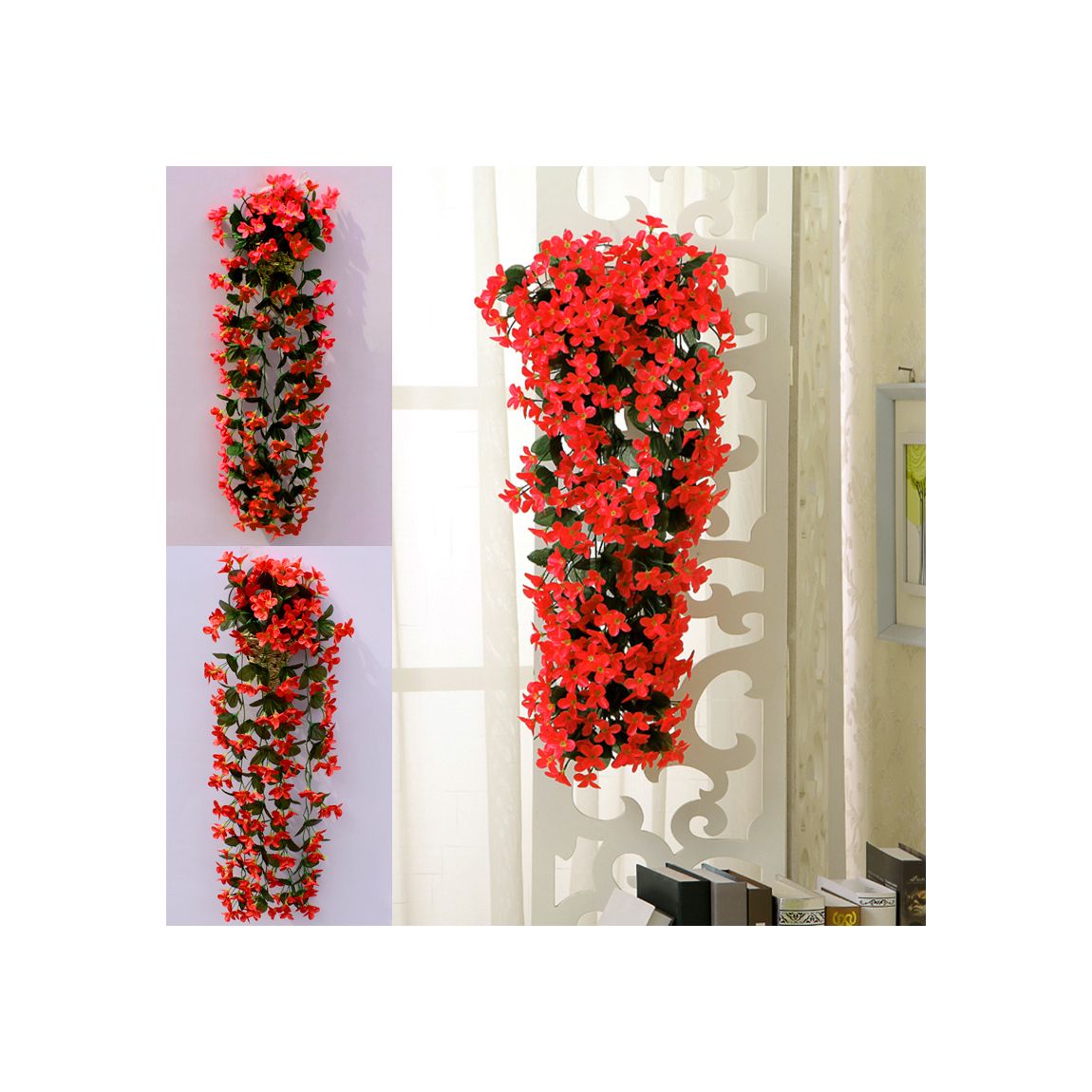 Artificial Hanging Violet Vine Decoration main product photo