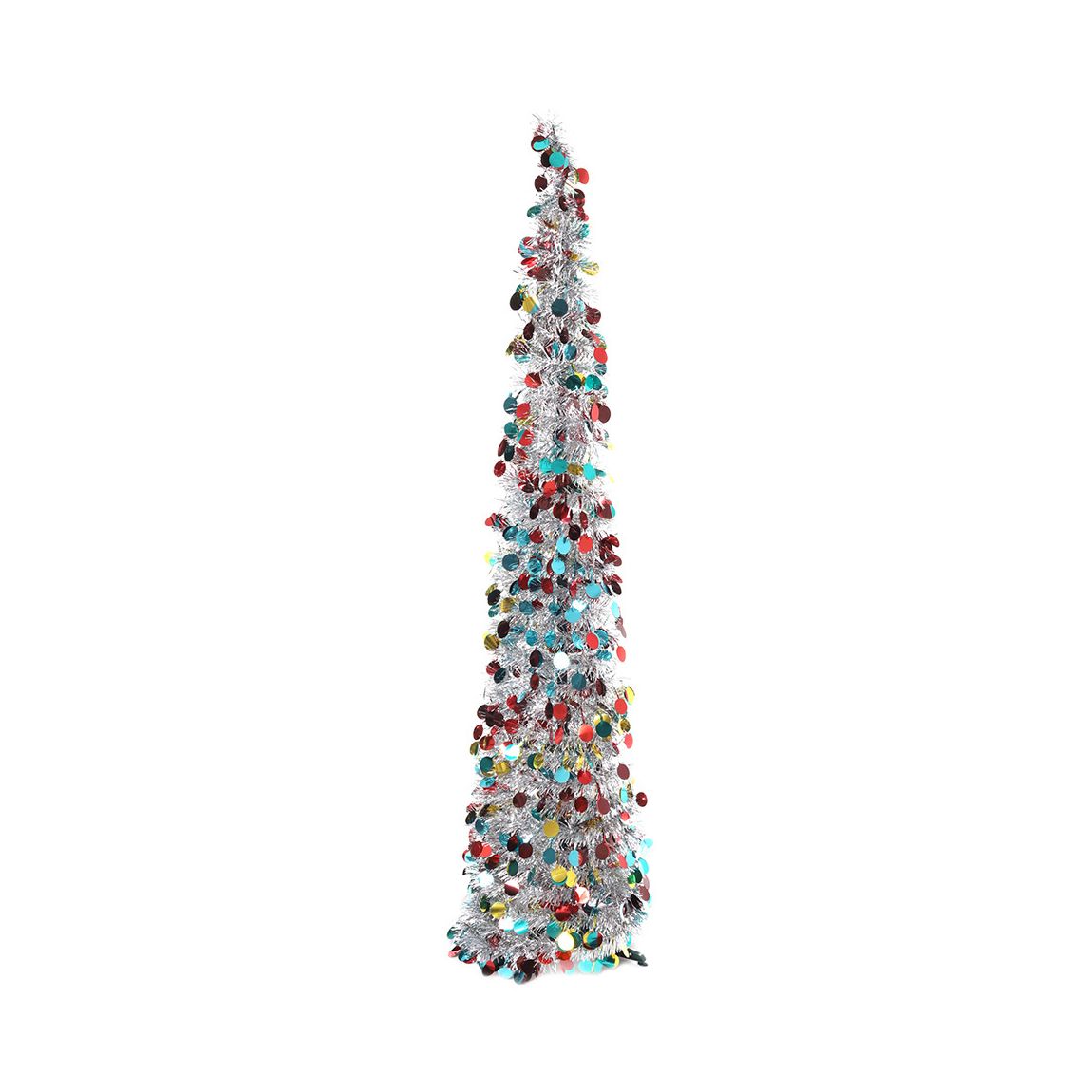 Colourful Tinsel Christmas Tree main product photo