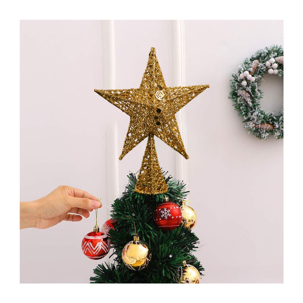 Iron Star Ornament for Christams Tree main product photo