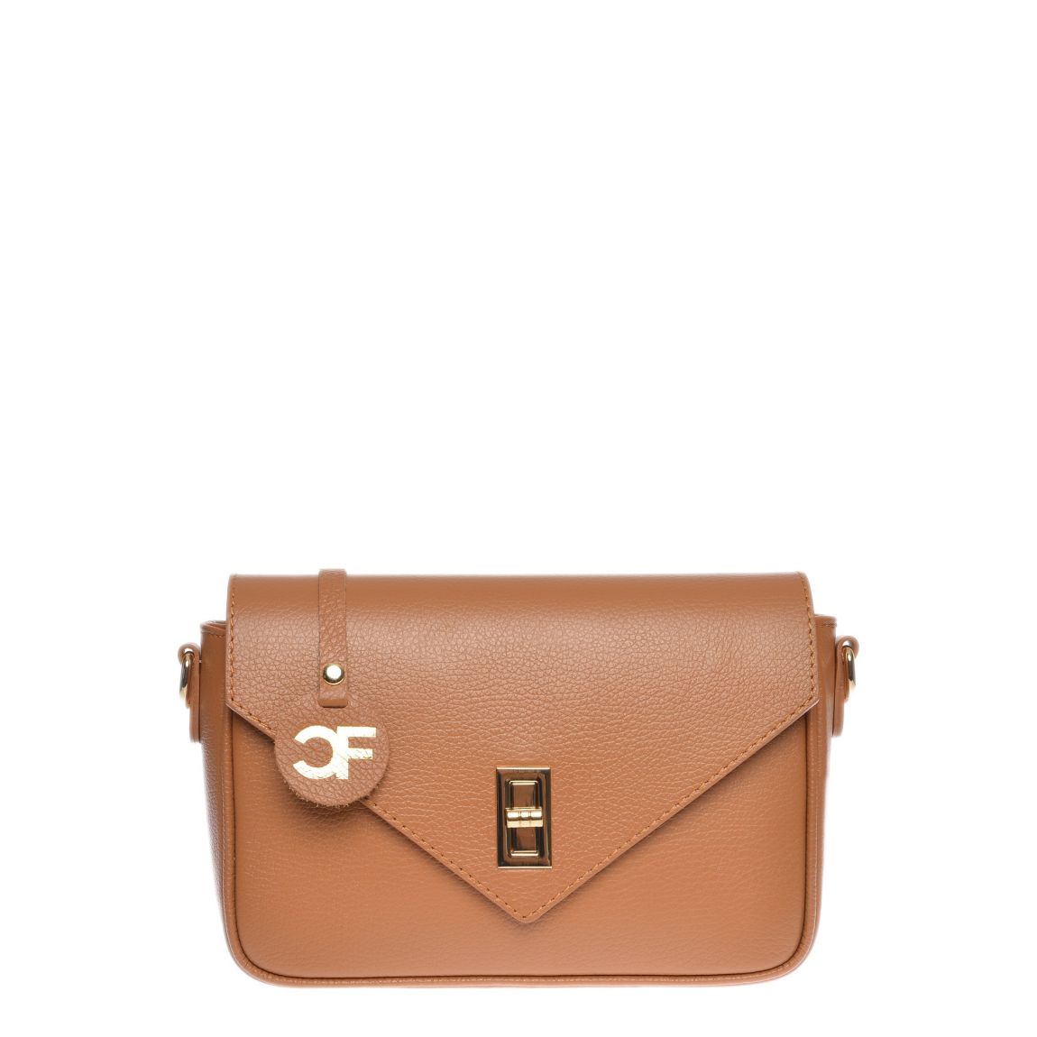 Brown Italian Leather Crossbody Bag main product photo