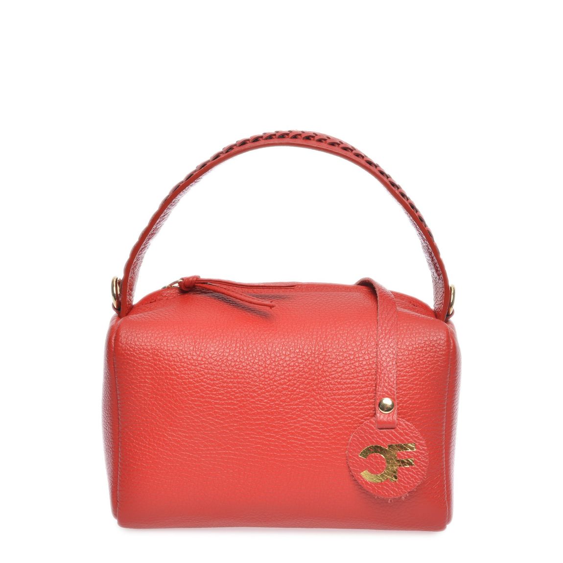 Red Leather Handbag main product photo