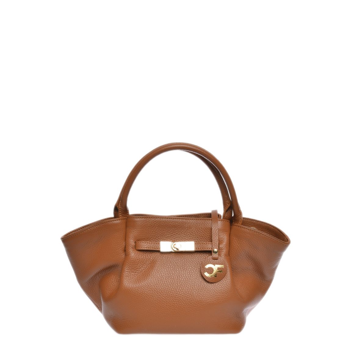 Brown Italian Leather Handbag main product photo