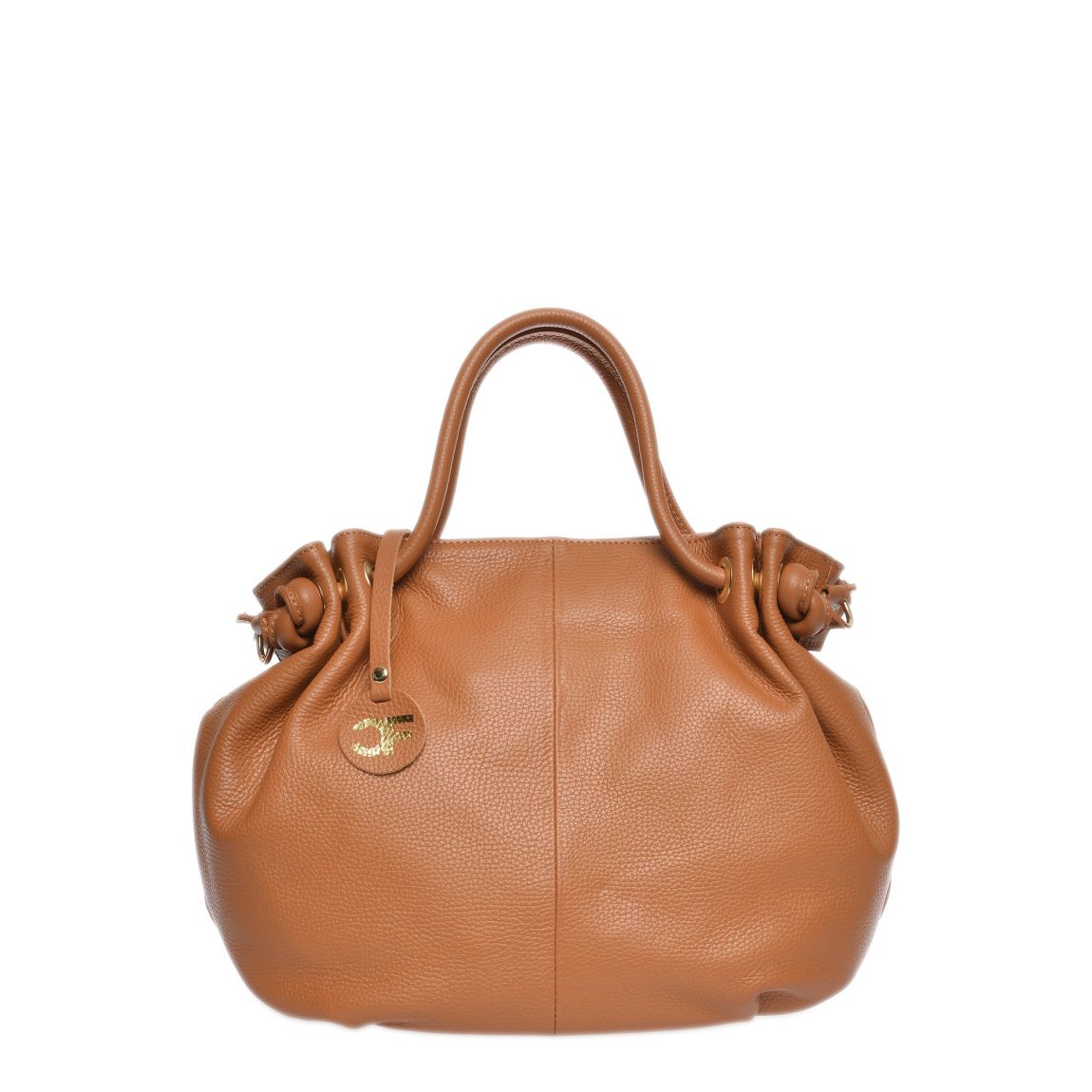 Brown Italian Leather Handbag main product photo