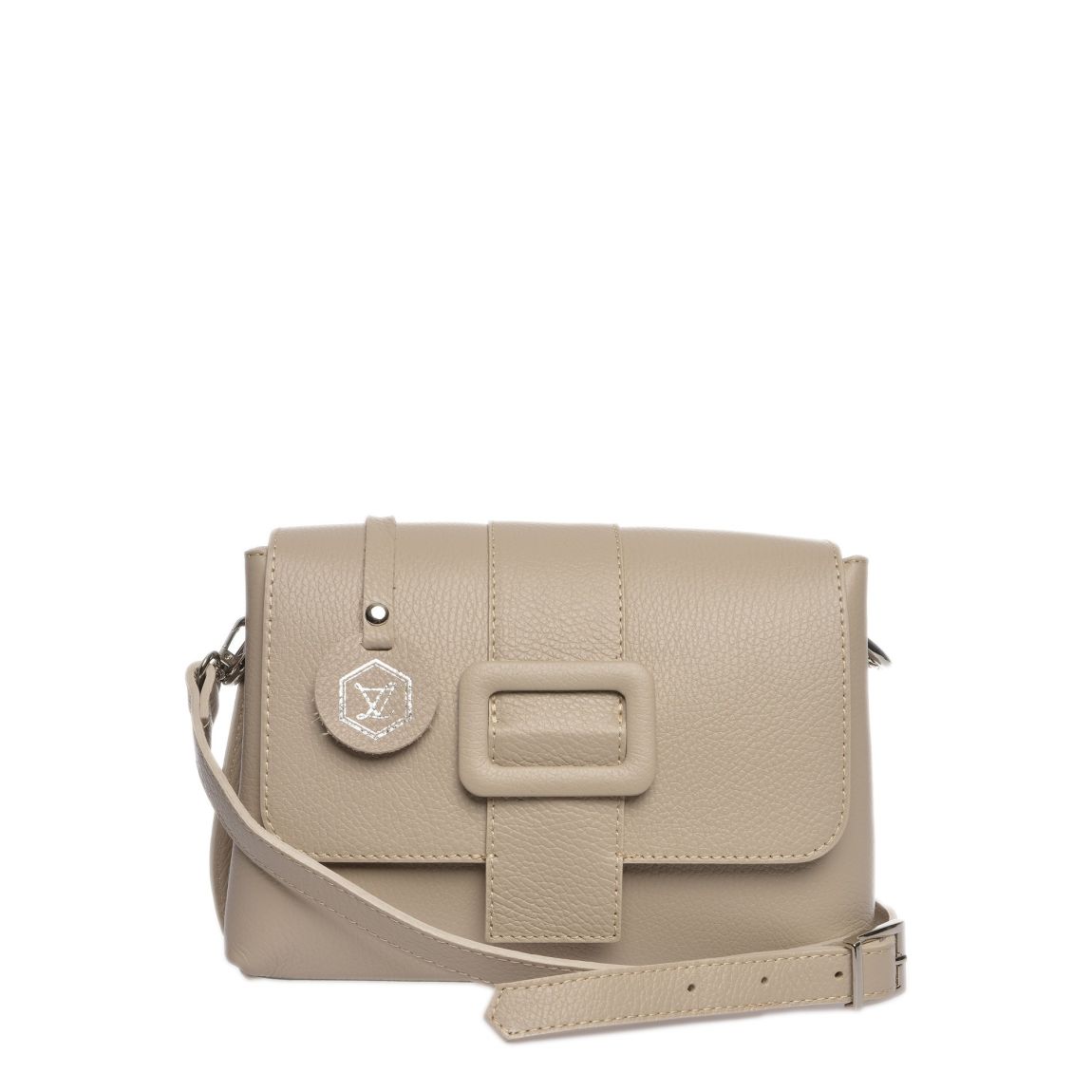 Brown Italian Leather Crossbody Bag main product photo