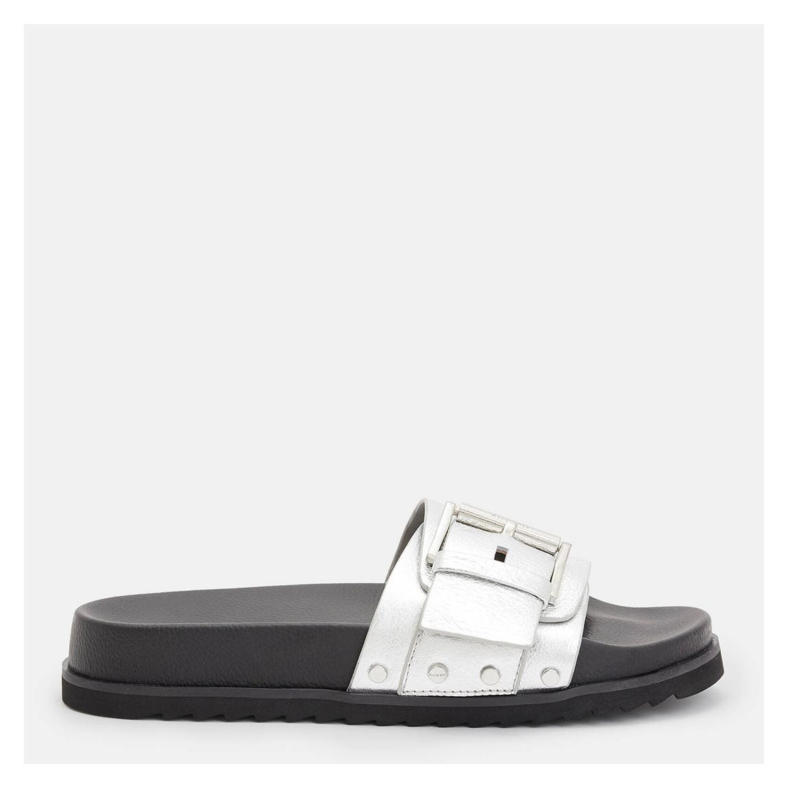 Silver Ellie Buckle Sliders main product photo