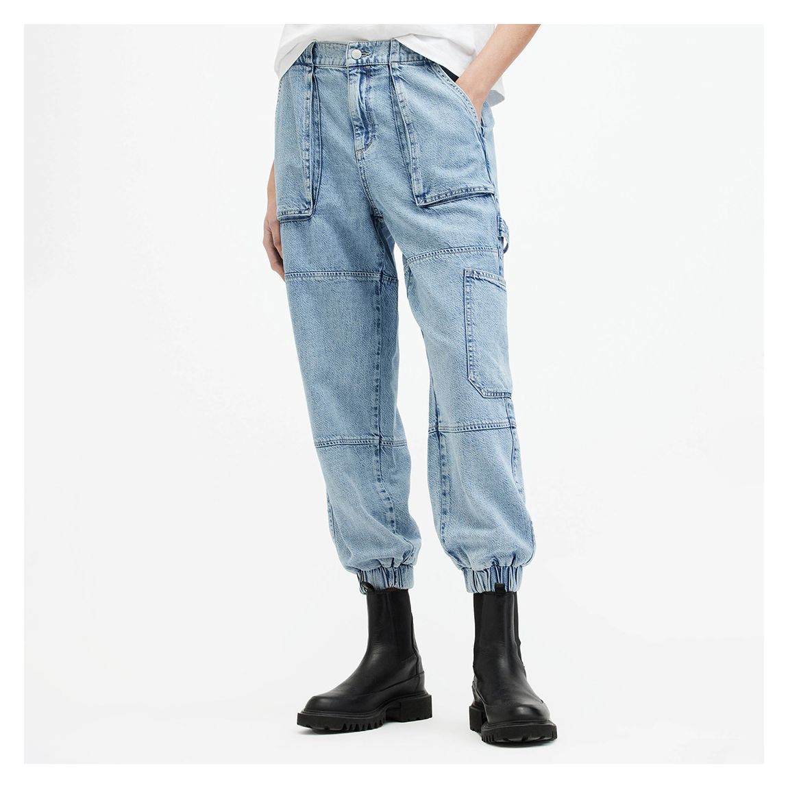 Light Blue Mila Denim Trousers main product photo