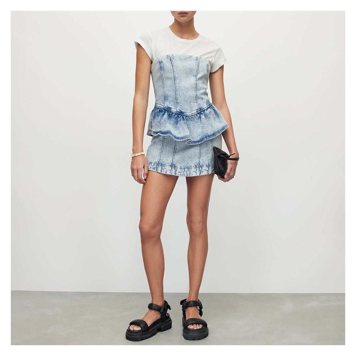 Washed Blue Andy Denim Dress main product photo