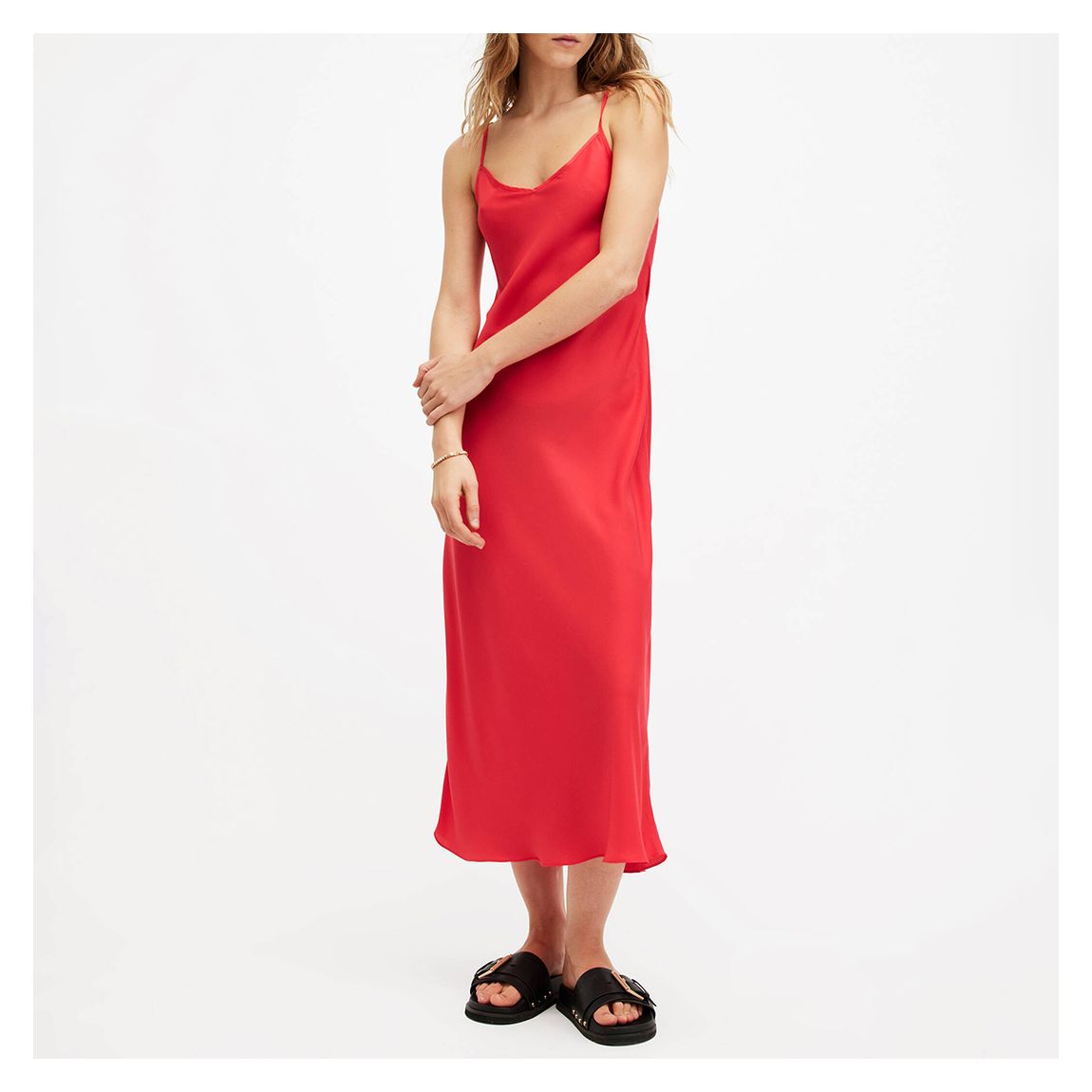 Red Bryony Slip Dress main product photo