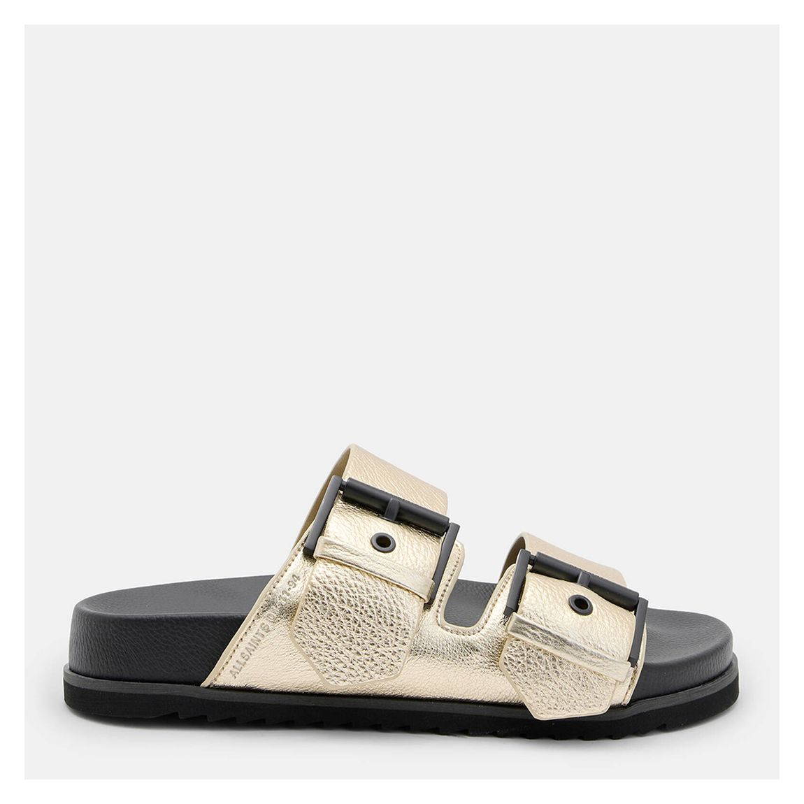 Gold Sian Chunky Leather Sandals main product photo