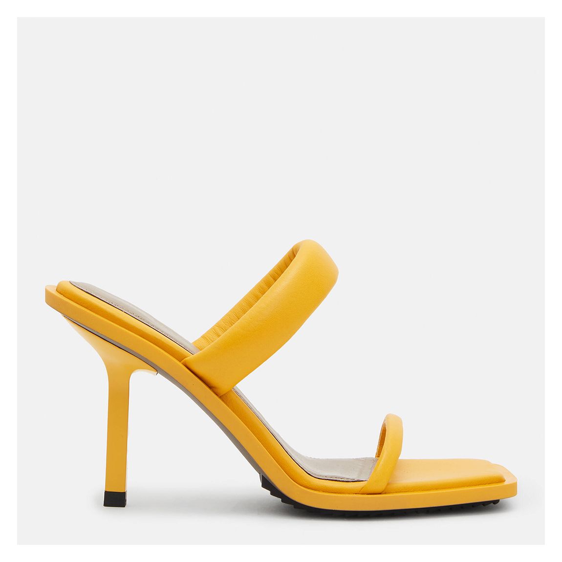 Yellow Ava Padded Heels main product photo