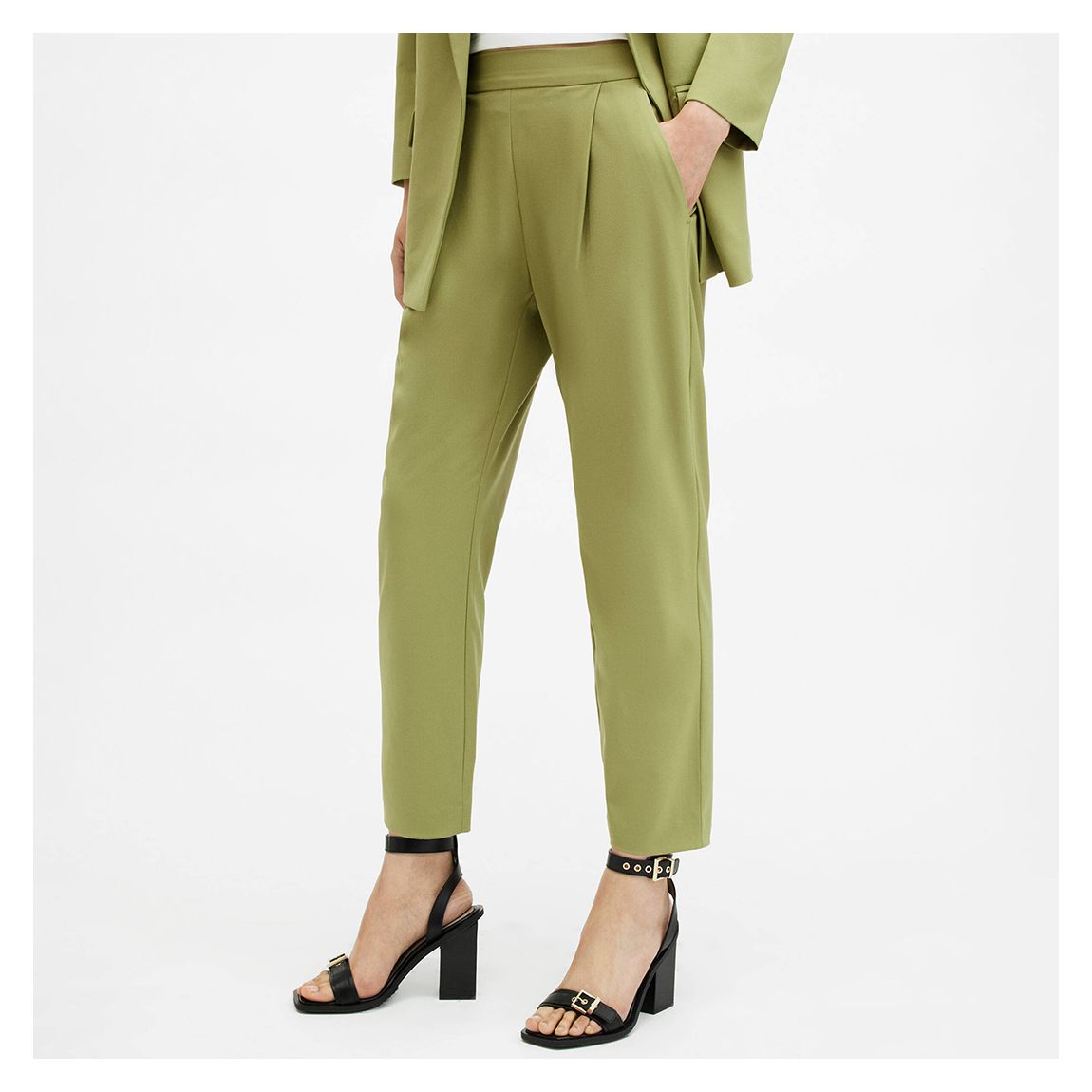 Green Pink Aleida Tri Trousers main product photo