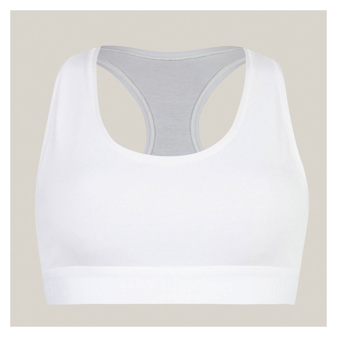 White Betha Bralet main product photo