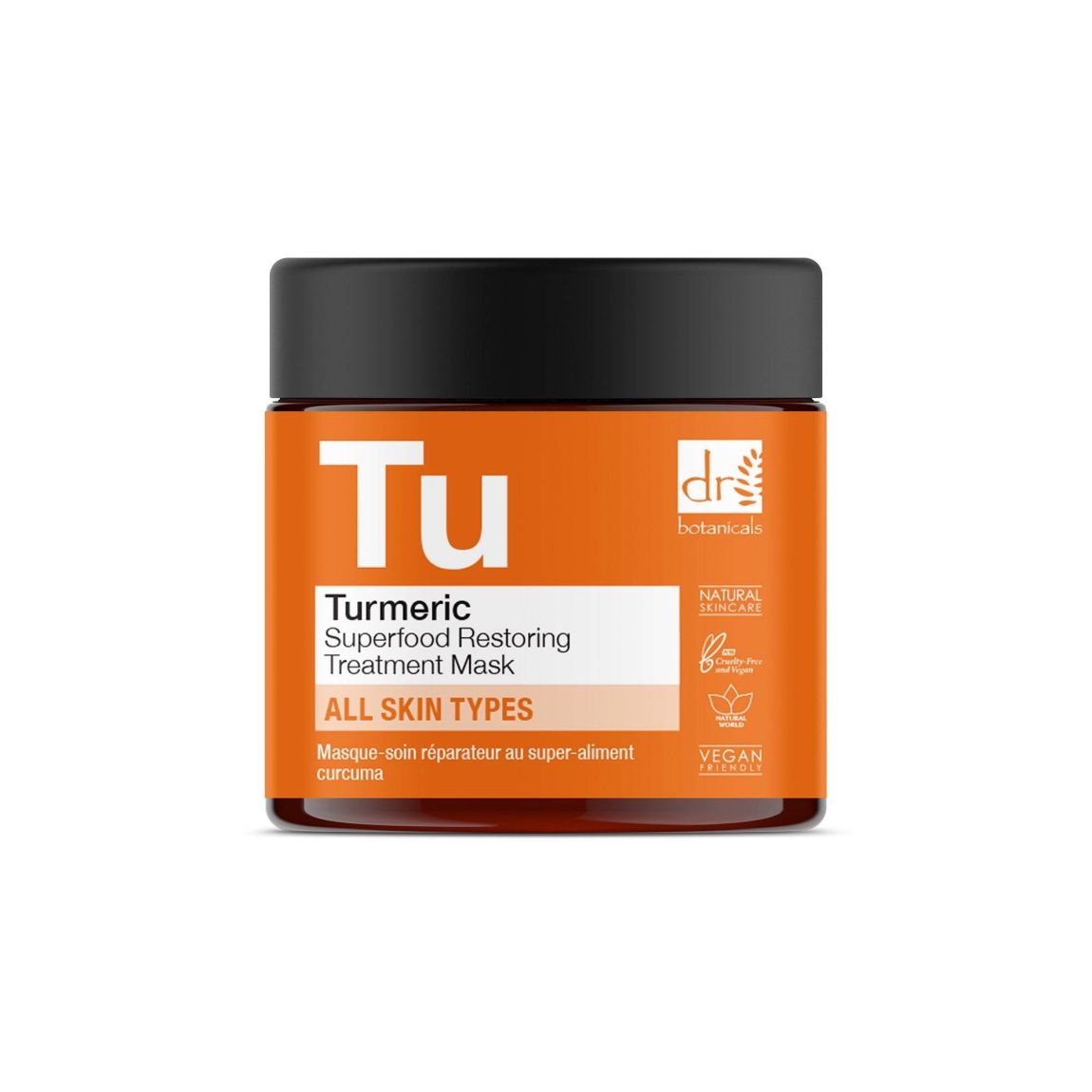 Dr Botanicals Turmeric Superfood Restoring Treatment Mask 60ml main product photo