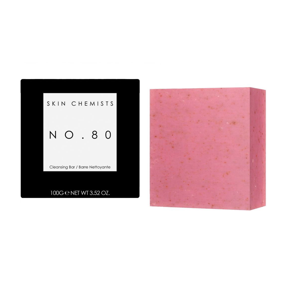 skinChemists No.80 Rose Cleansing Facial Bar 100g main product photo
