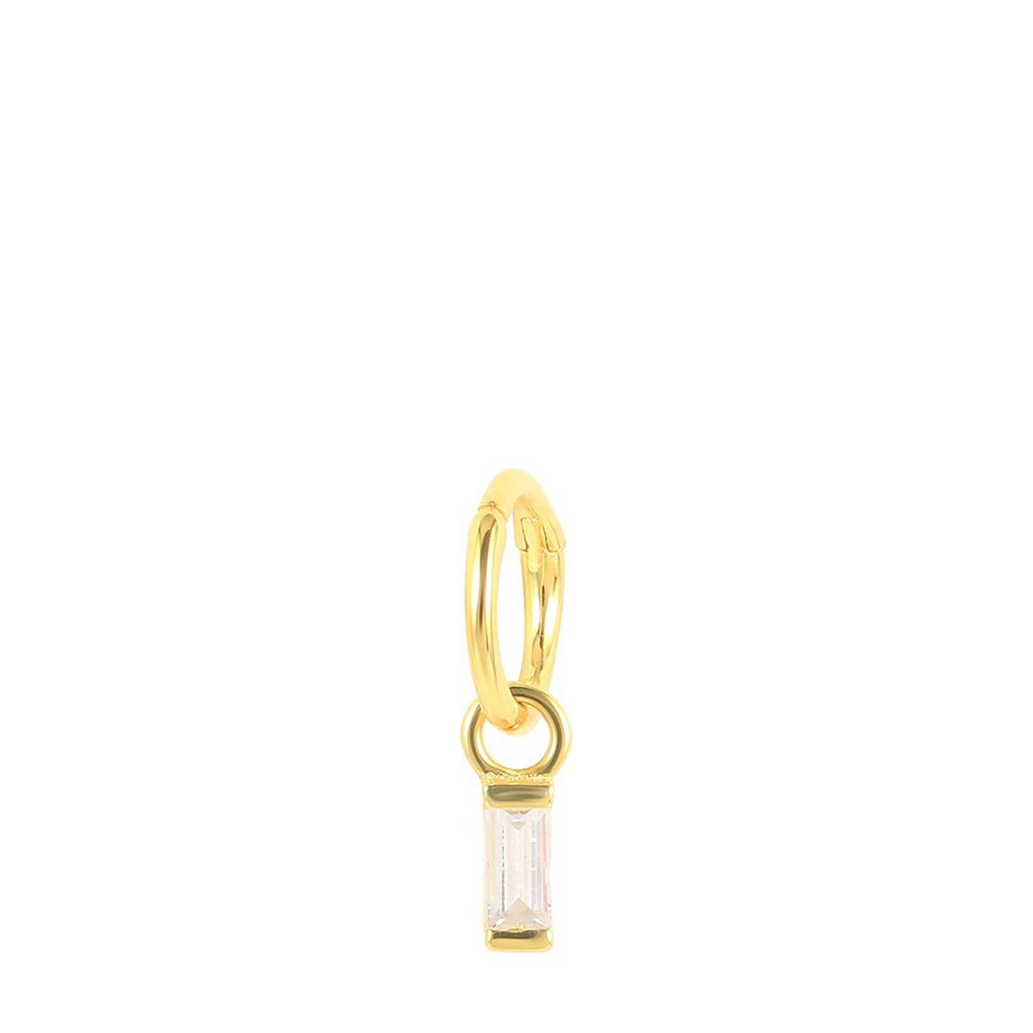 Gold Small Dangily Hoops main product photo