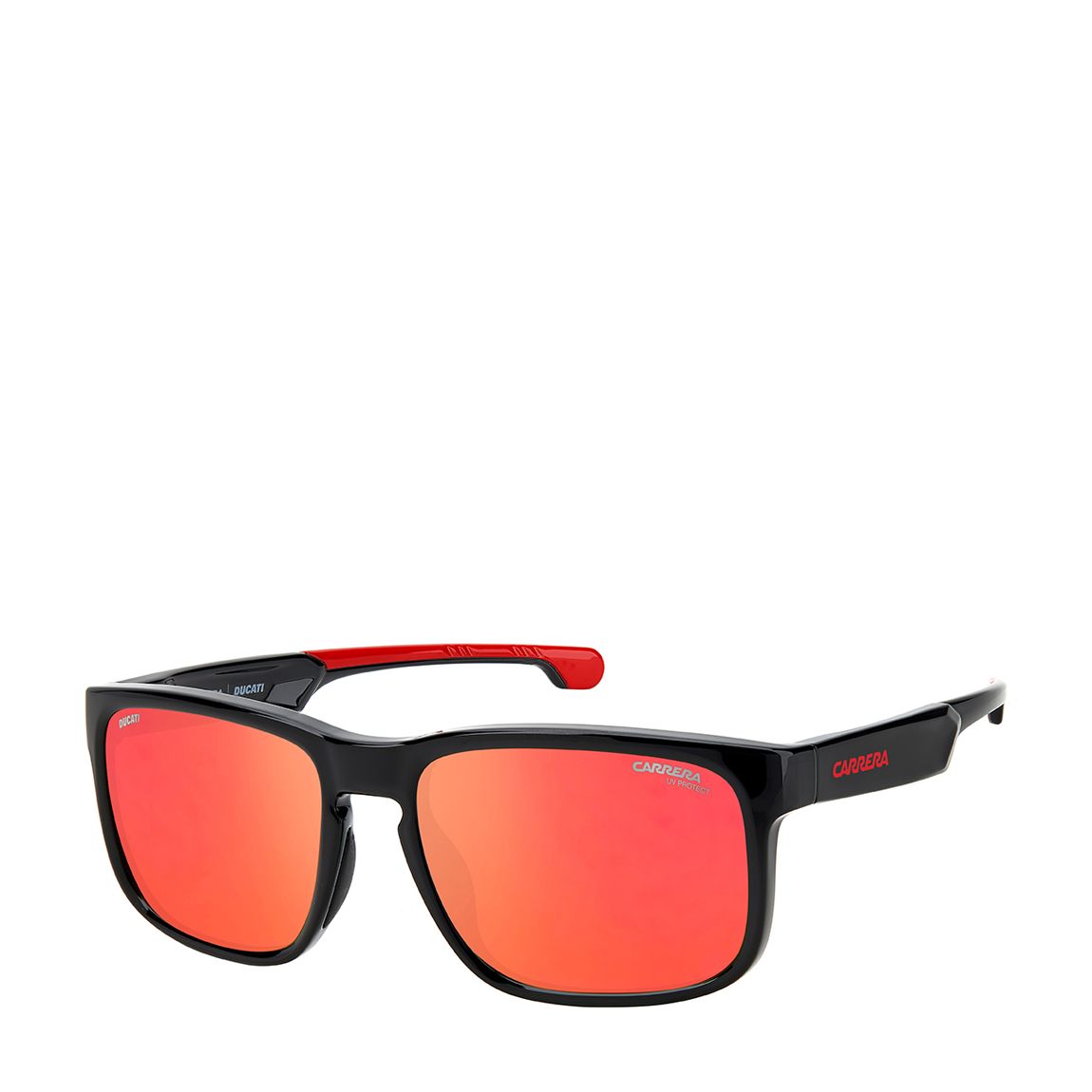 Black Red Rectangular Sunglasses 57mm main product photo
