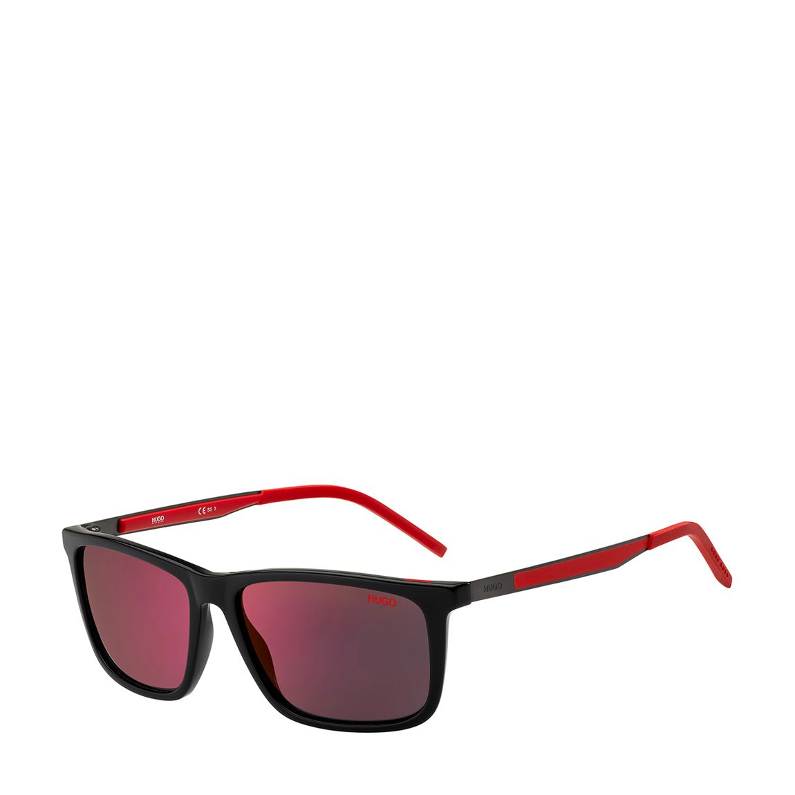 Black Rectangular Sunglasses 56mm main product photo