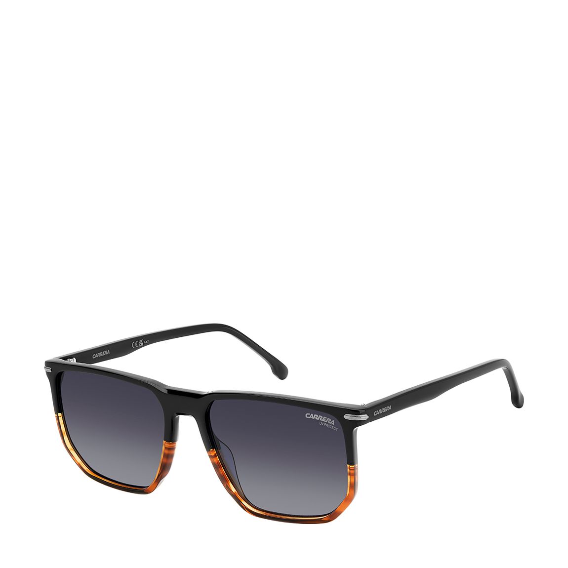 Black Havana Rectangular Geometrical Sunglasses 58mm main product photo