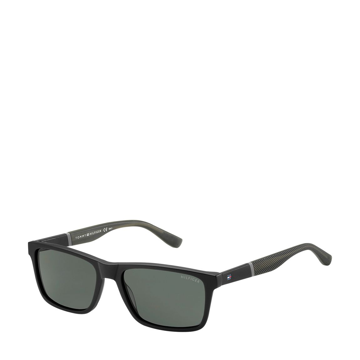 Black Matt black Rectangular Sunglasses 56mm main product photo