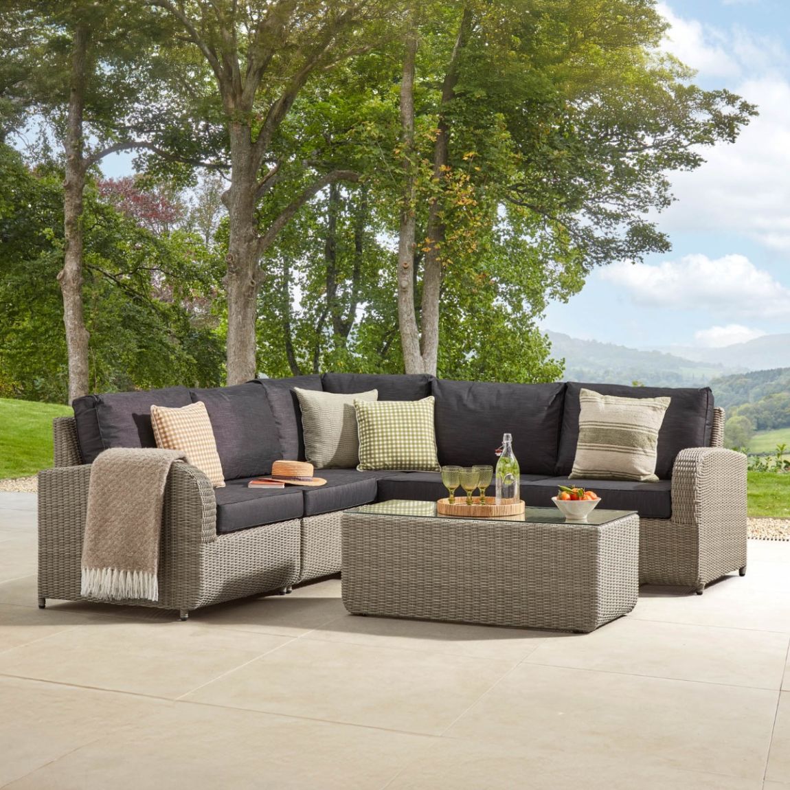 Ledbury Corner Sofa Set - Light Grey main product photo
