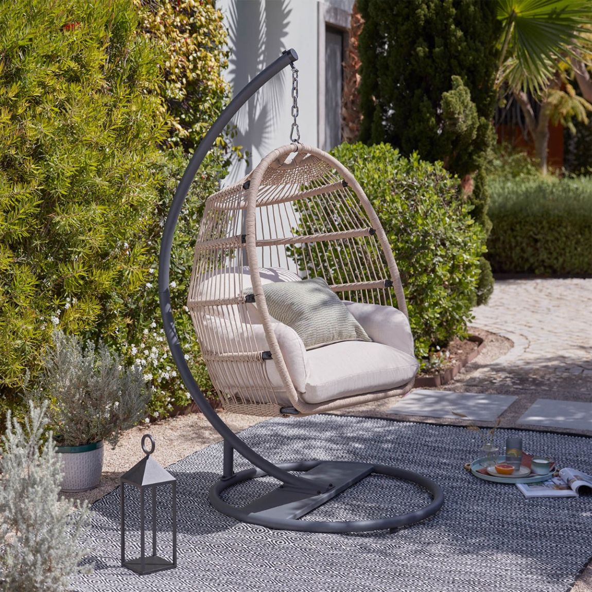 Bondi Hanging Egg Chair - Natural main product photo