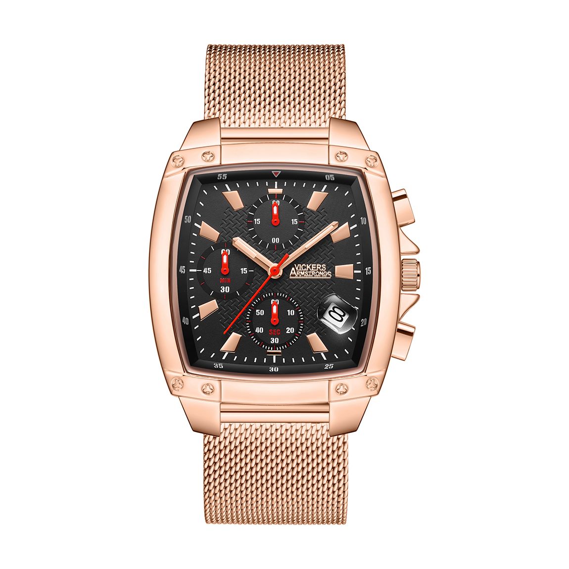 Vickers Armstrong Limited Edition Hand Assembled Beacon In Rose Black 40mm main product photo