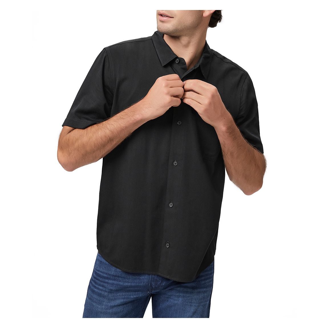 Black Wilmer Button-up Shirt main product photo