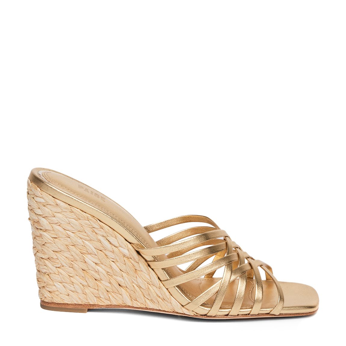 Gold Skyler Espadrille Wedge main product photo