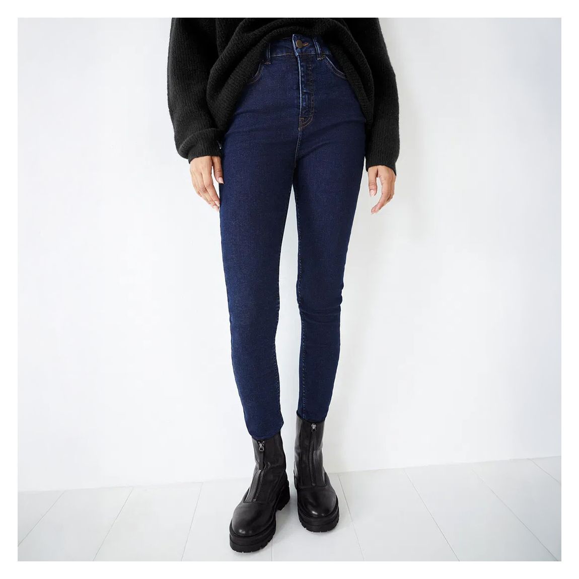 Indigo Super Sculpt Jeans main product photo