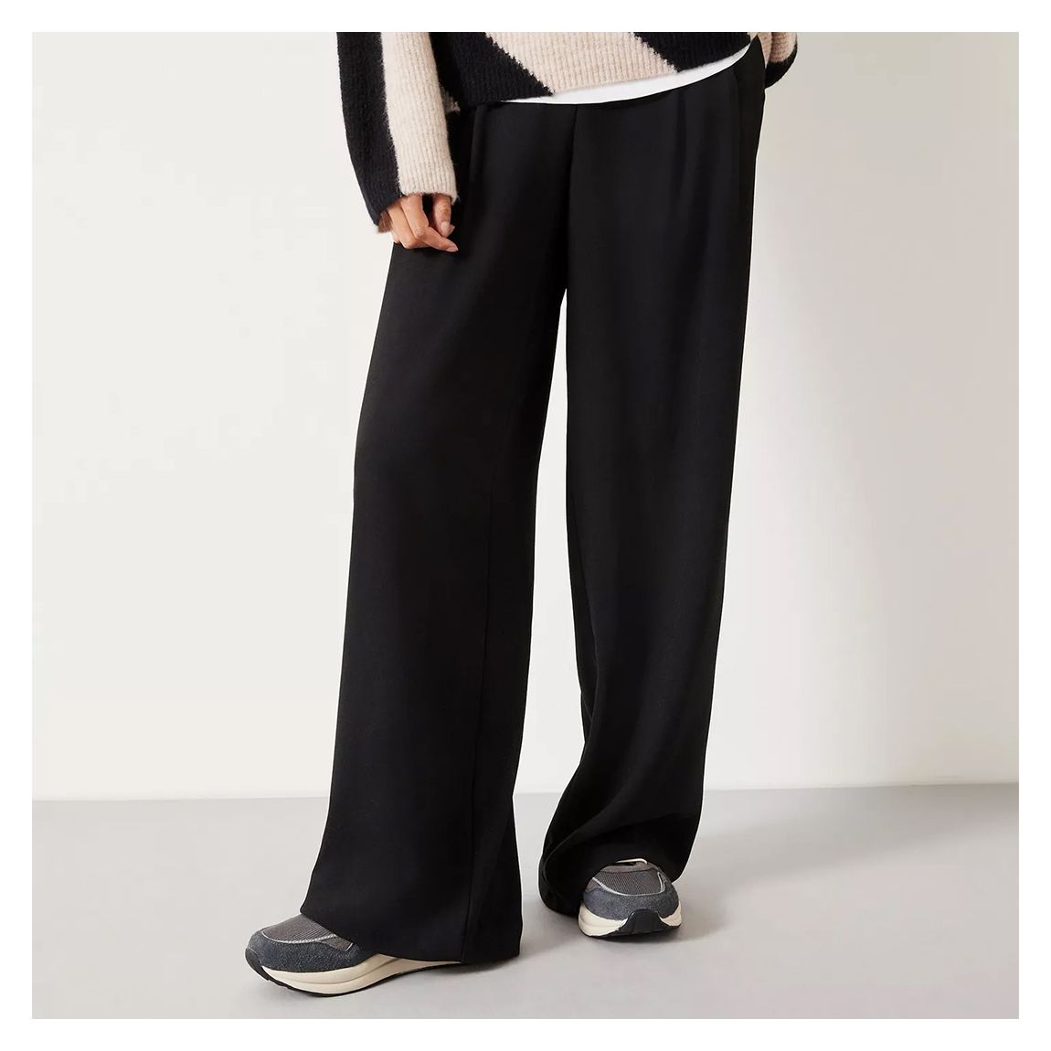 Black Ellis High Waist Trousers main product photo
