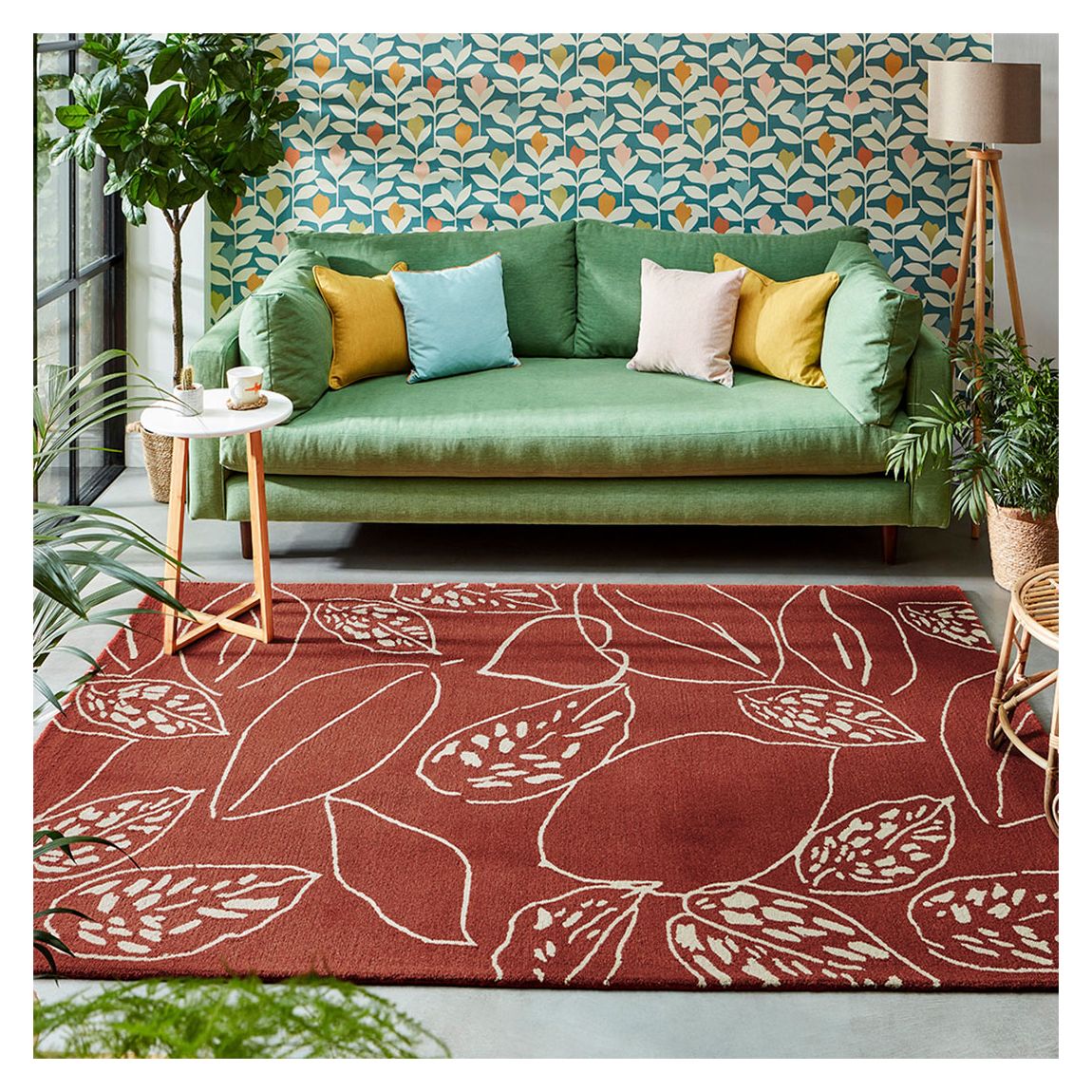 Orto 125400 200x280 Rug, Rust main product photo