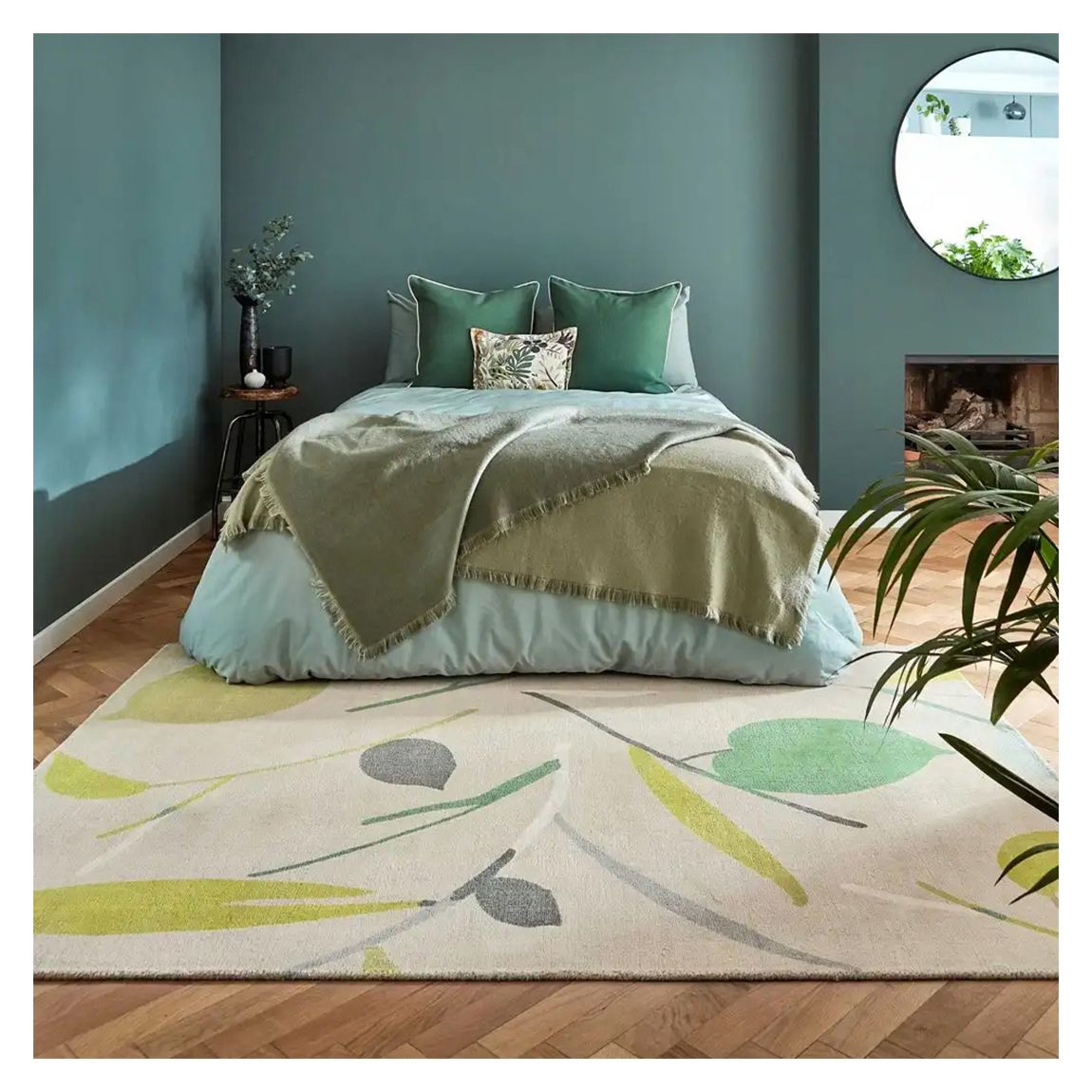 Oxalis 025507 250x350 Rug, Juniper main product photo