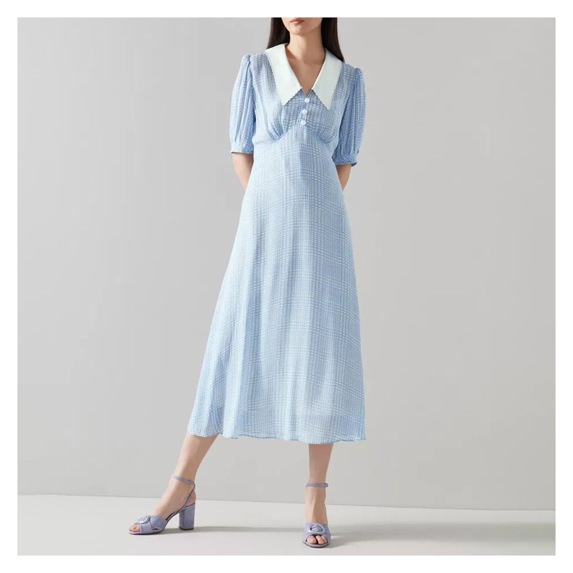Baby Blue Beecham Tea Dress main product photo