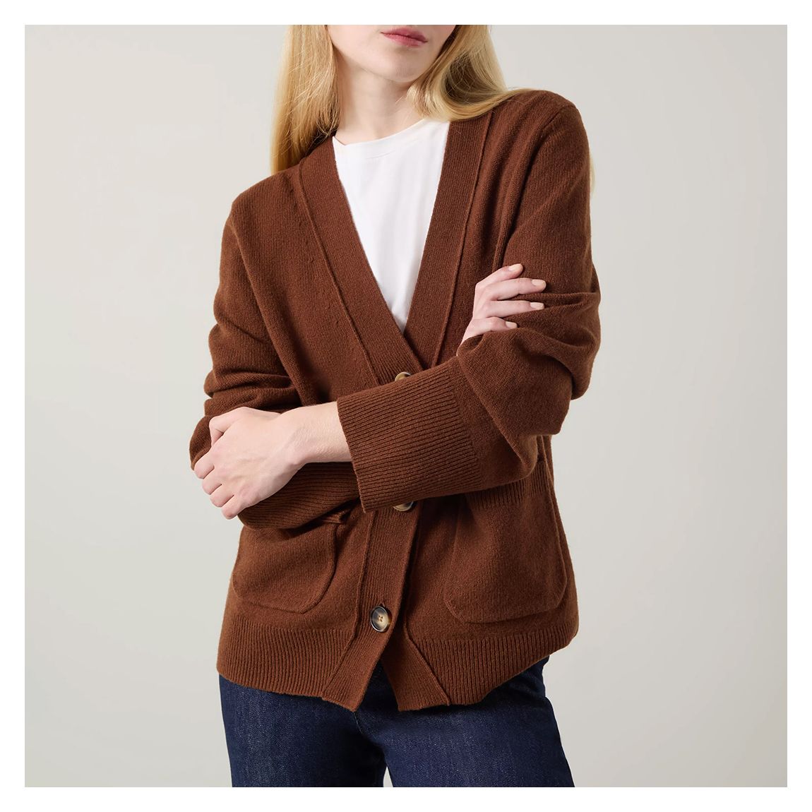 Cocoa Carine Wool Cardigan main product photo