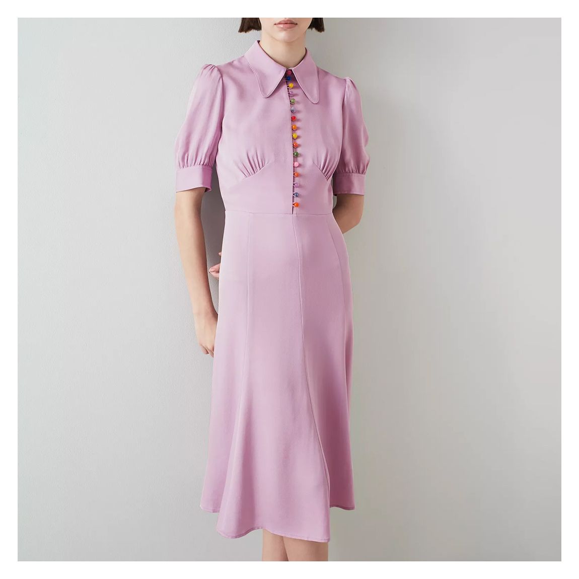 Lilac Farrier Blouson Slip Dress main product photo