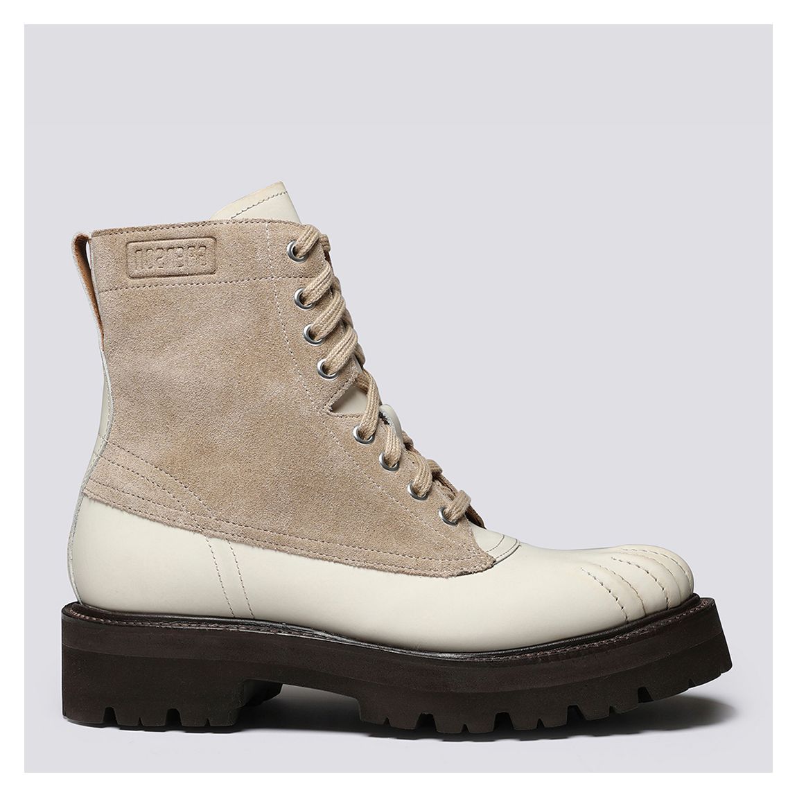 Women's Off White Leather Boot main product photo