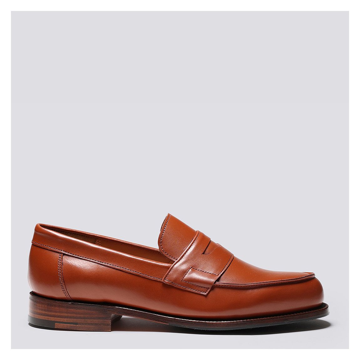 Men's Brown Epsom Leather Loafer main product photo
