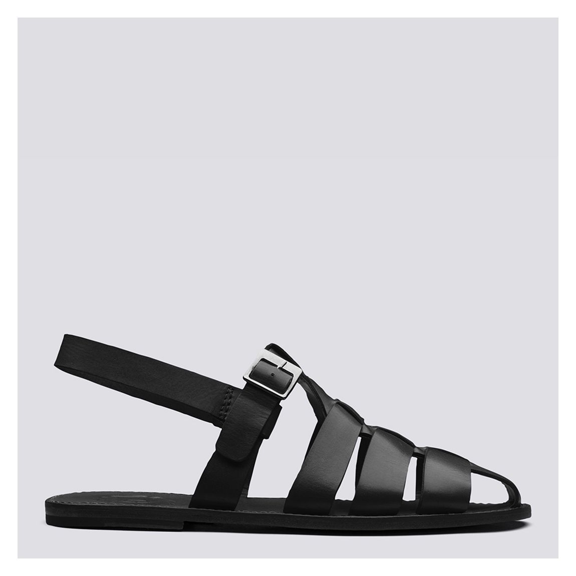 Men's Black Quincy Leather Sandal main product photo