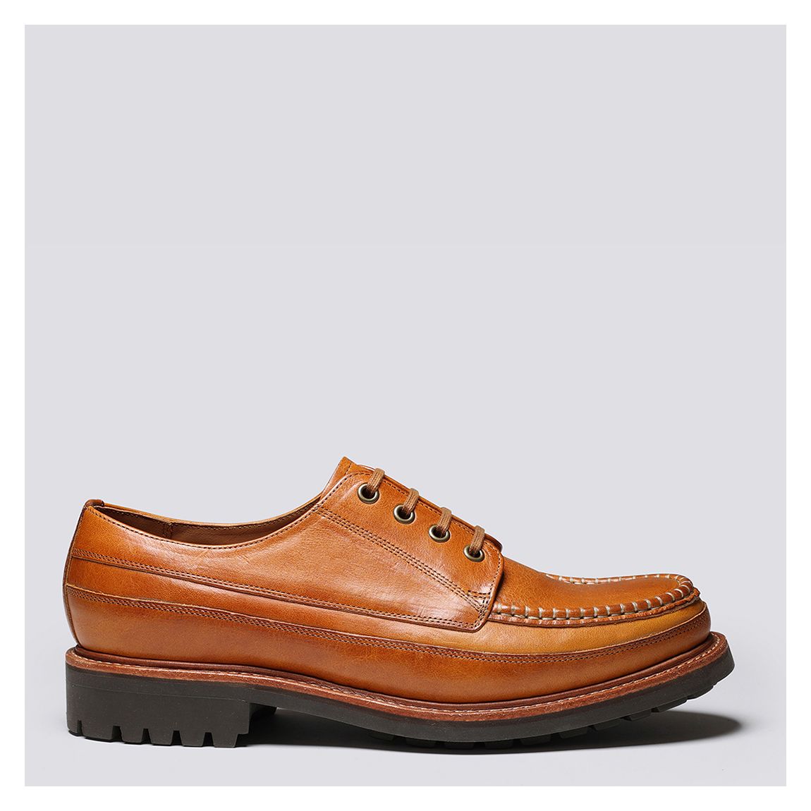 Men's Tan Miller Leather Derby Shoe main product photo
