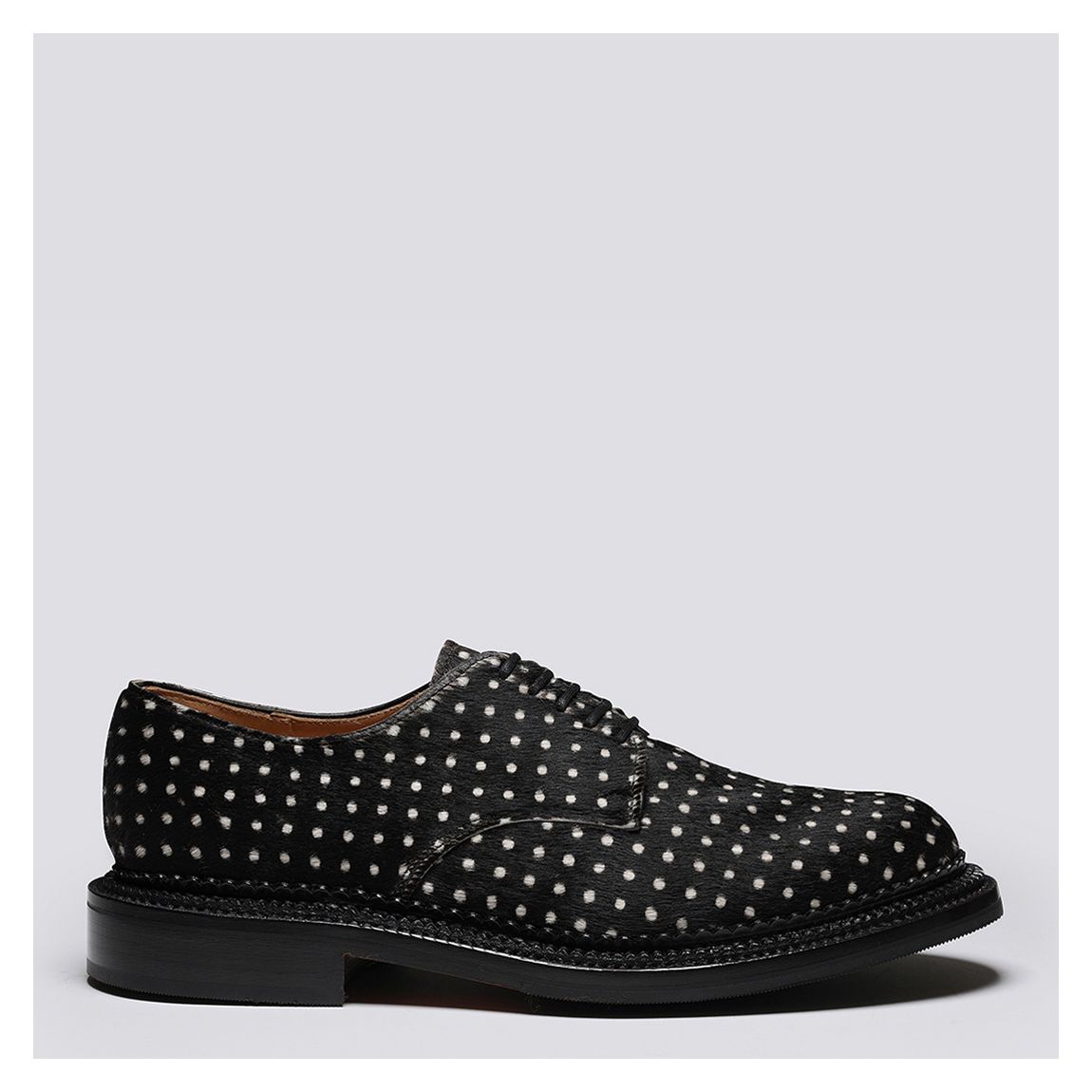 Men's Black/White Polka Dot Curt Derby Shoe main product photo