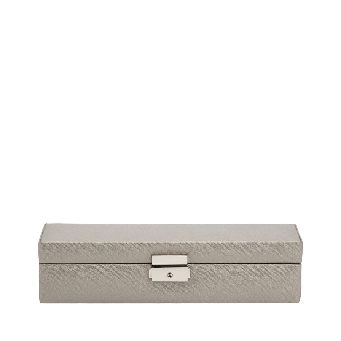 Women's Pewter Saffiano Wolf Heritage Safe Deposit Box main product photo